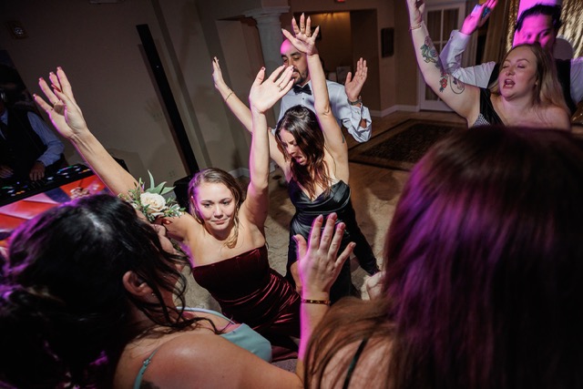 Dance floor at Jacksonville private party