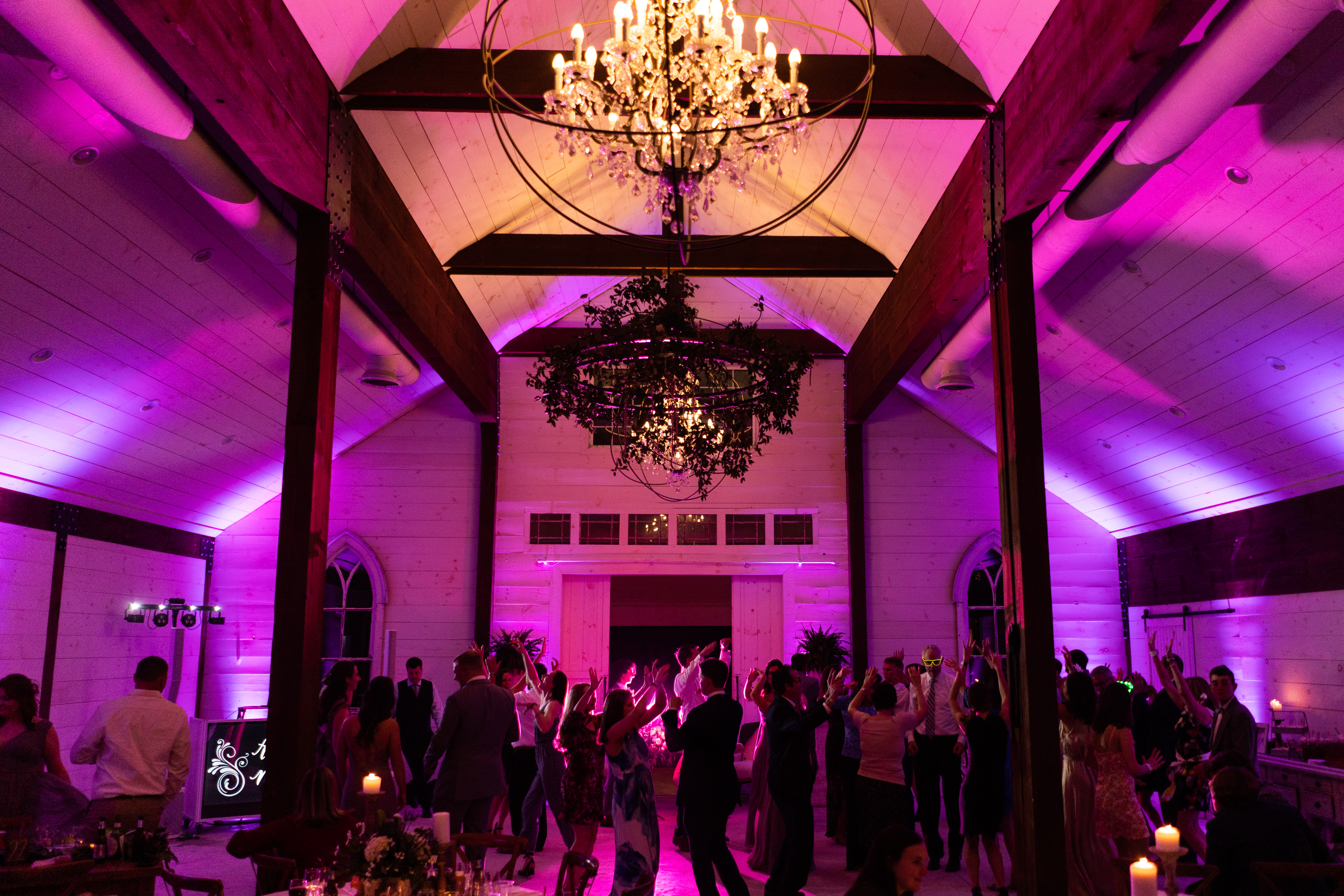 Footloose Entertainment DJ and photobooth setup at a Jacksonville event