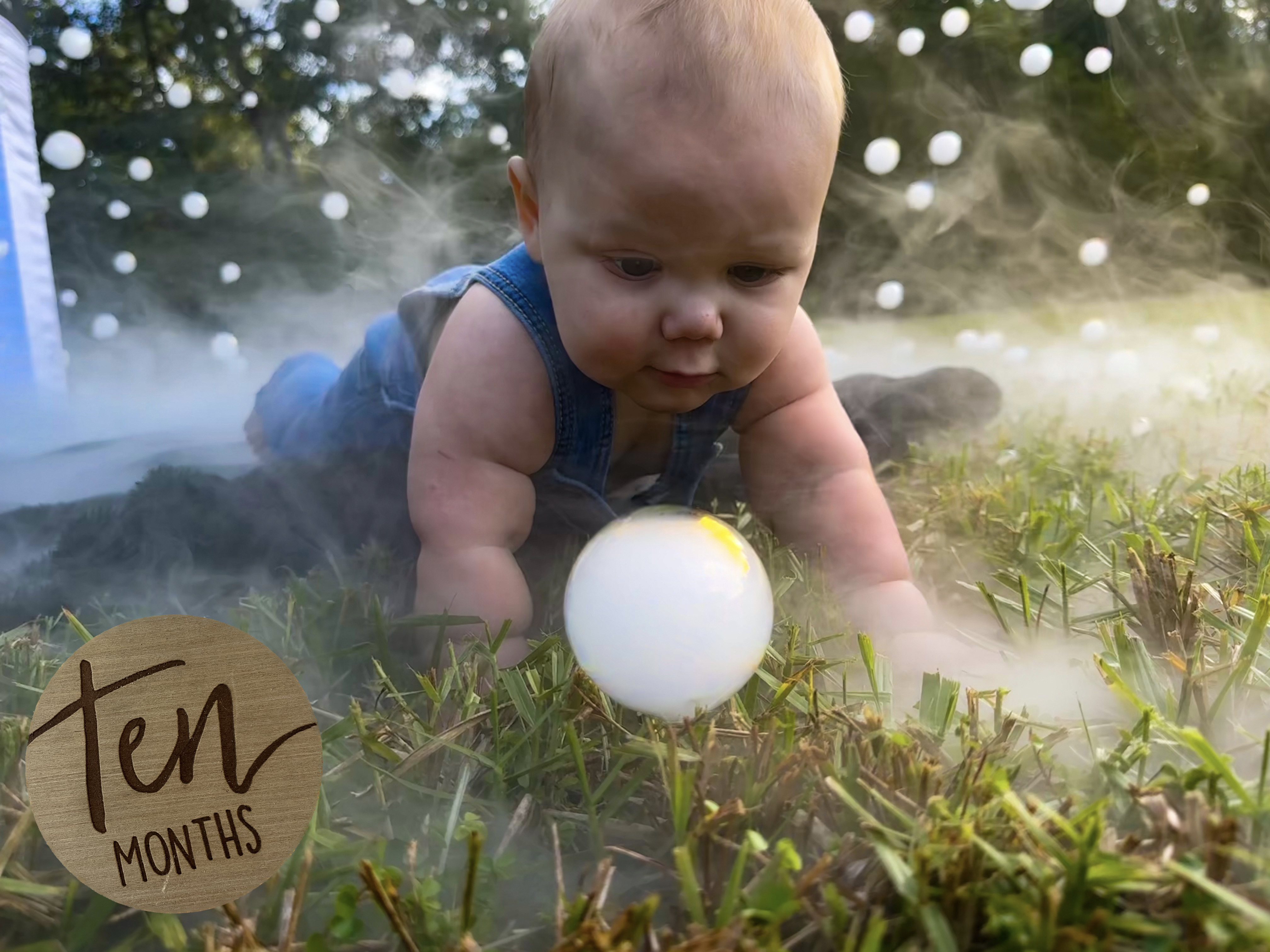 Mystic fog bubbles at Jacksonville wedding reception