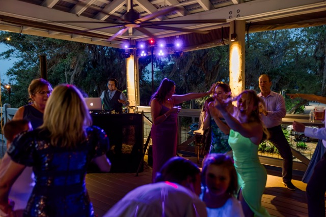 DJ creating fun atmosphere at birthday party