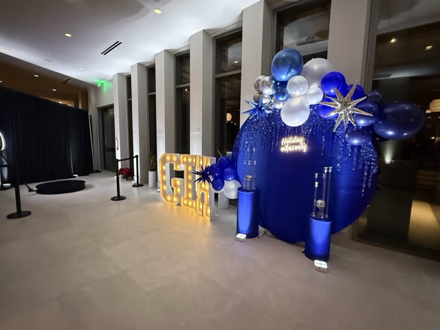 Students using 360 video booth at Jacksonville prom